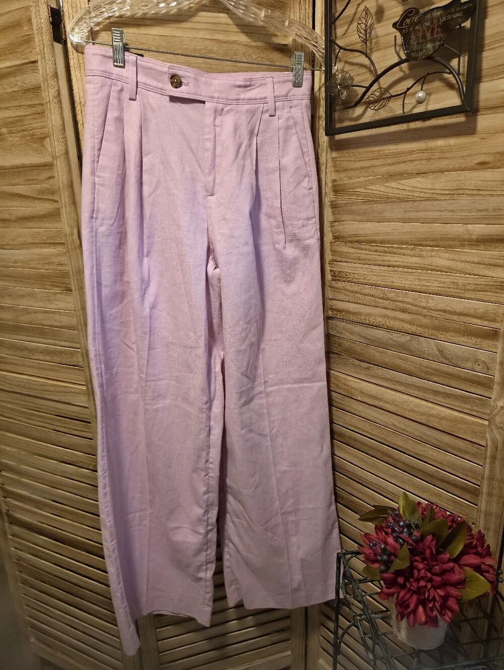 NWT Banana Republic 2 Lilac Wide Leg Pants
